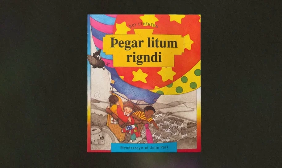 Þegar litum rigndi